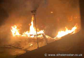 Large fire burns Eccleston Bowling club to the ground - St Helens Star