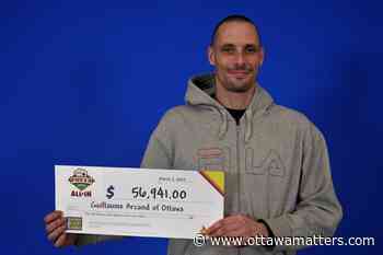 Bills, a new car and a 'little bit of fun' in Ottawa man's plan after $56K win - OttawaMatters.com