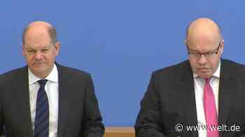 Scholz und Altmaier informieren über Wirtschaftshilfen