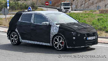 Hot Hyundai i20 N spied in production bodywork