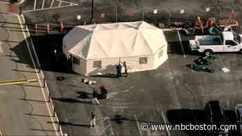 Coronavirus in Mass.: Norwood Hospital Erects Medical Tent for Testing - NBC10 Boston