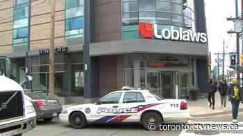 Two people injured after man pulls out gun in downtown grocery store