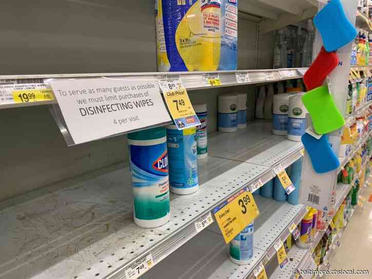 Coronavirus Leads To Long Lines, Empty Shelves At Stores In Maryland And Beyond