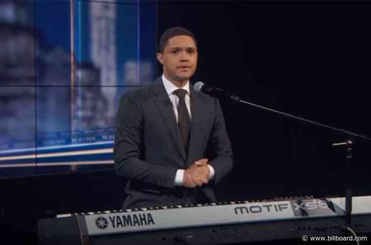 Trevor Noah Bids Farewell to His Last Studio Audience With an Emotional Serenade