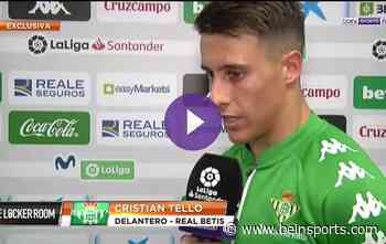 Exclusiva con Cristian Tello tras la victoria del Betis - beIN SPORTS USA Español