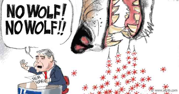 Bagley Cartoon: COVID Canid