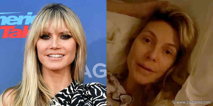 Heidi Klum Is Sick In Bed, But Has No Access to Coronavirus Testing