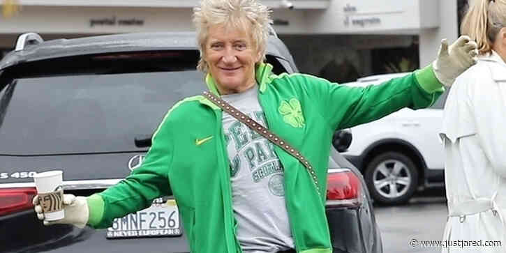 Rod Stewart Shows Off His Gloves on Starbucks Run Amid Coronavirus Crisis