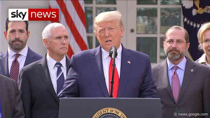 BREAKING: Donald Trump declares a national emergency - Sky News
