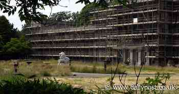 Mystery of the missing mansion scaffolding as North Wales Police get involved - Daily Post