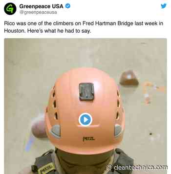 Grand Jury Refuses Felonies For Greenpeace Activists In Houston Oil Industry Protest - CleanTechnica