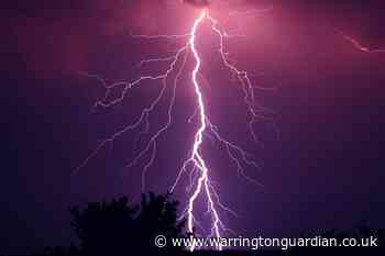 Plane was struck by lightning as it flew over Warrington