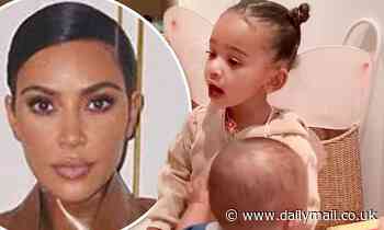 Kim Kardashian shares a cute video of her daughter Chicago and son Psalm as the little girl sings