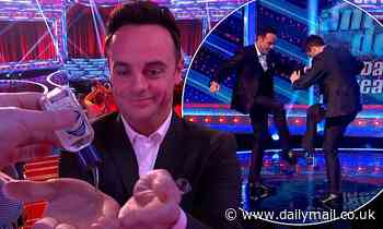 Ant and Dec kick off Saturday Night Takeaway with hand sanitiser and foot greetings