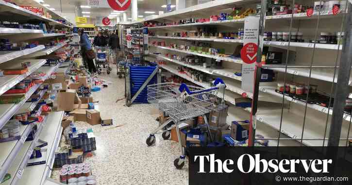 Supermarkets appeal for calm as shelves empty
