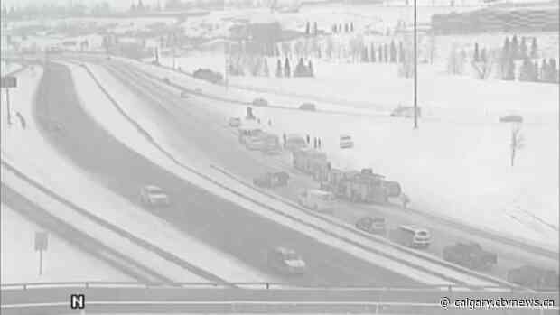 Carmacks workers struck on Deerfoot Trail, 2 men sent to hospital