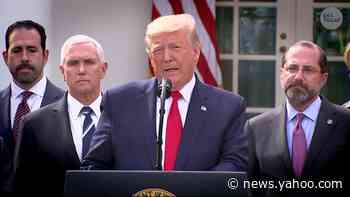 Trump says he took coronavirus test as those around president, Pence have temperatures monitored