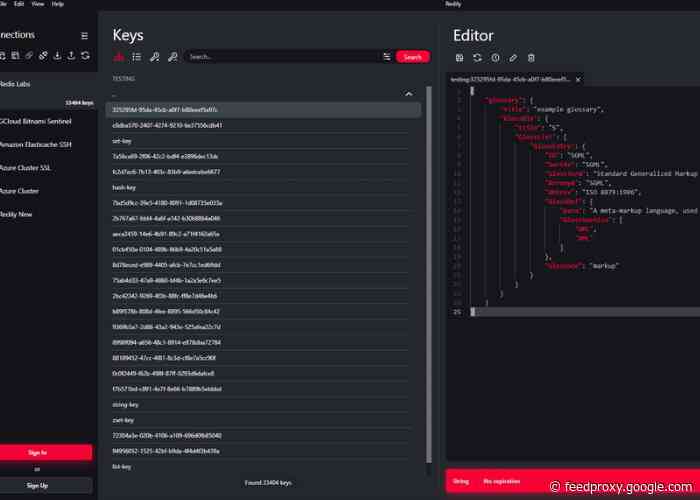 Redily a modern, fully featured Redis Client