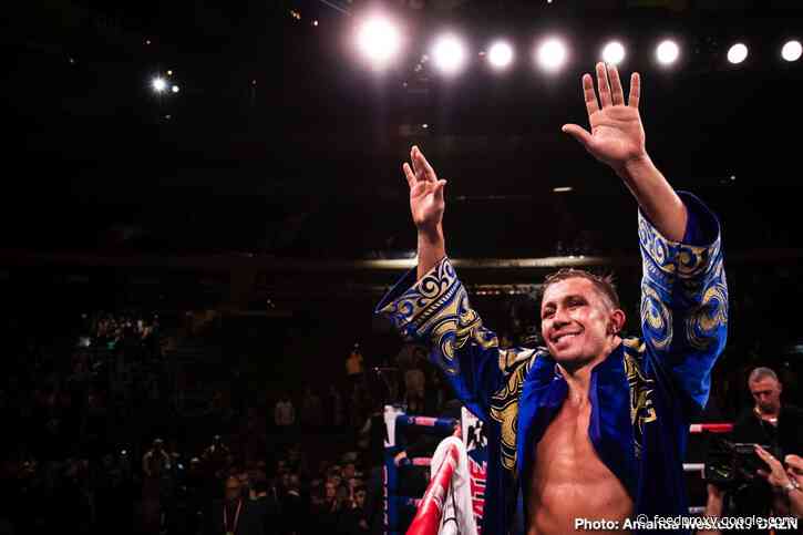 Gennadiy Golovkin defends against Kamil Szeremeta on June 6 on DAZN in Inglewood, CA