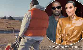 Kim Kardashian shares a photo of Kanye West in complete solitude on their $14 million Wyoming ranch