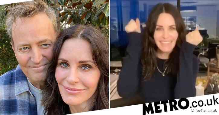 Courteney Cox confuses Friends co-star Matthew Perry as quarantine boredom turns her to TikTok