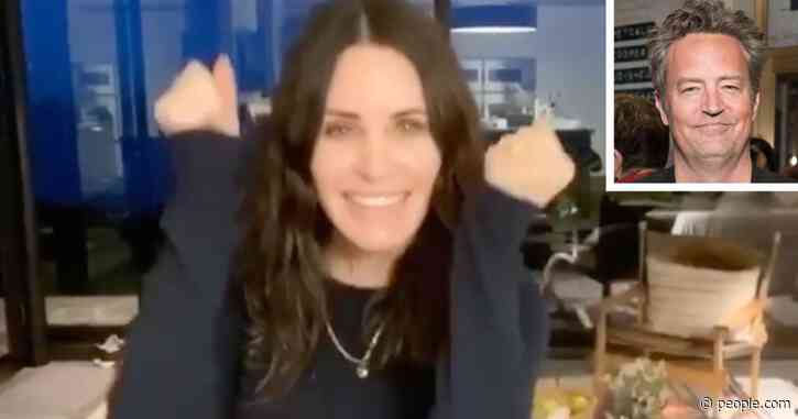Courteney Cox Shows Off TikTok Moves — and Friends Costar Matthew Perry Has Hilarious Response