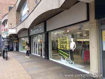 Staff at York fashion store Bonmarché waiting to hear shop's fate