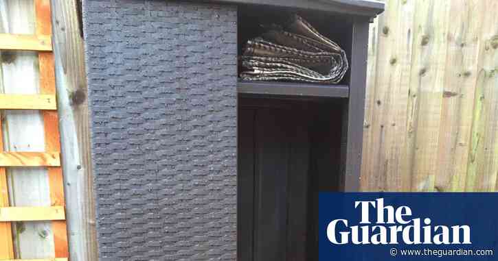 My ‘weather resistant’ garden cupboard was damaged by wind