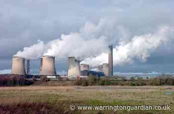 Fire near Fiddlers Ferry stops trains
