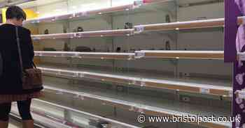 Photos show empty shelves as supermarkets issue urgent plea