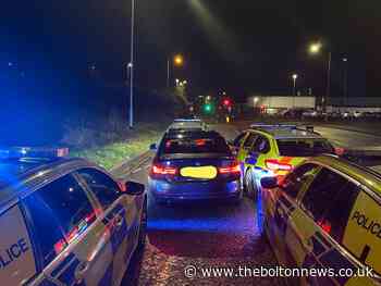 20 minute car chase for police around Bolton