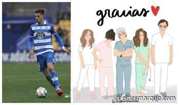 El homenaje de Montero a todos los sanitarios desde su ventana - ElDesmarque A Coruña