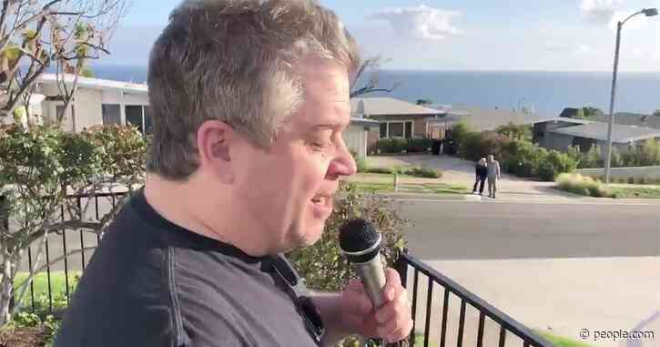 Patton Oswalt Performs Stand-Up in His Yard to Offer 'Hope and Humor' amid Coronavirus Outbreak