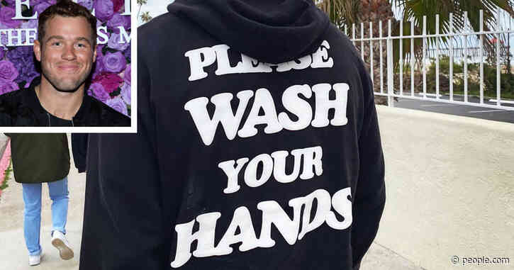 Bachelor Colton Underwood Wears 'Wash Your Hands' Sweatshirt amid Coronavirus Pandemic