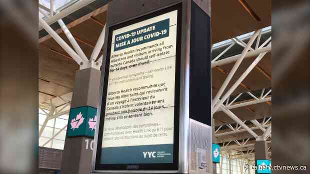Calgary airport one of four in Canada still accepting international travellers