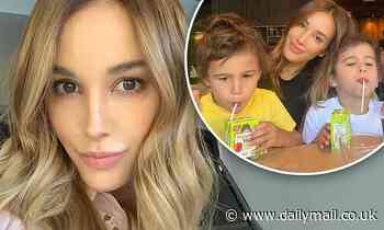WAG Rebecca Judd is fearful of exposing her young children to coronavirus at GP