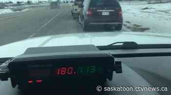 Edmonton driver, 73, nabbed in Sask. going 180 km/h