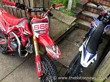 Two off road bikes seized from Breightmet by police - The Bolton News