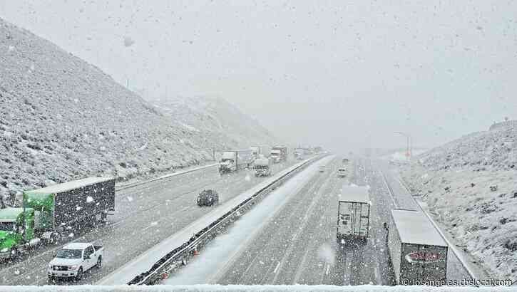 5 Freeway Reopens Near Grapevine After Closure Due To Snow