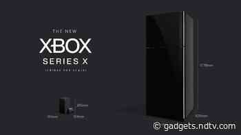 Microsoft Assures Xbox Series X Console Is Smaller Than a Fridge