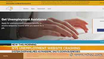 NYS unemployment website crashing