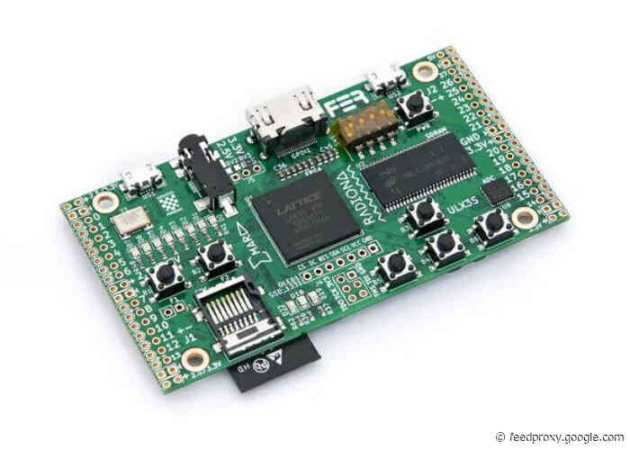 ULX3S powerful, open hardware ECP5 FPGA development board