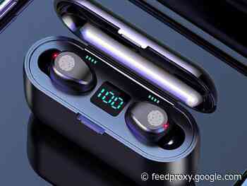 Save 24% on the F9 TWS Wireless Headset with 2,000mAh Power Bank Case