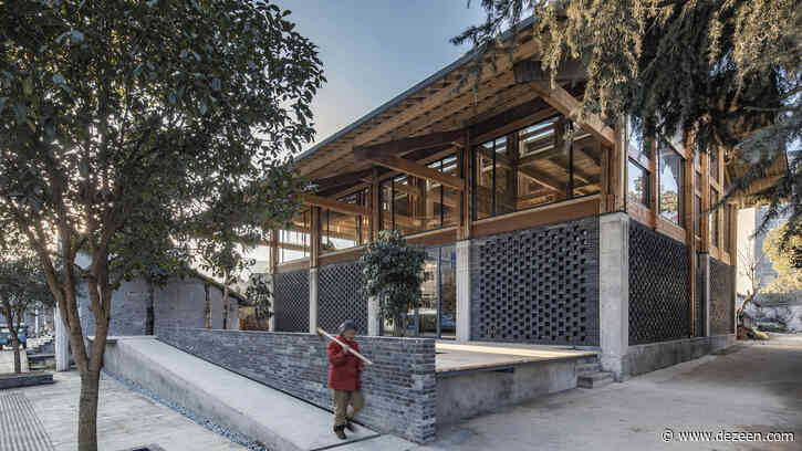 LUO Studio turns abandoned concrete foundations into community centre