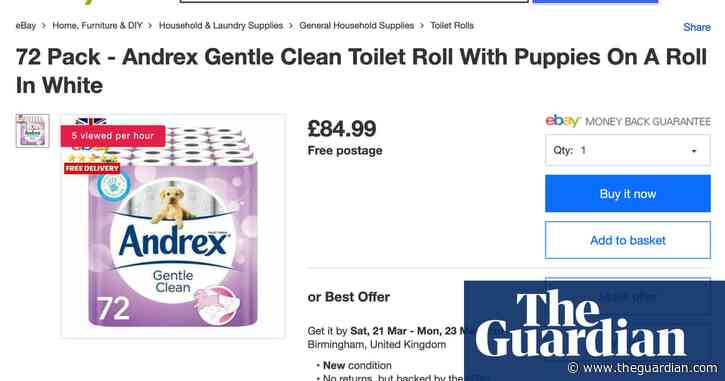 eBay urged to clamp down on coronavirus profiteering
