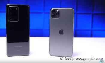 Speed Test: iPhone 11 Pro Max vs Samsung Galaxy S20 Ultra (Video)