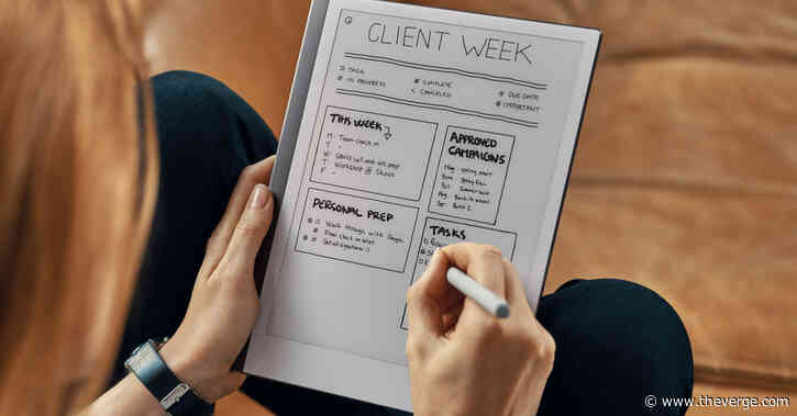 The reMarkable 2 promises a better giant E Ink tablet