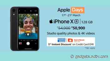 Amazon Apple Days Sale Now Live: iPhone XS Discount, Rs. 6,000 Bank Discount on iPhone 11, and More Deals