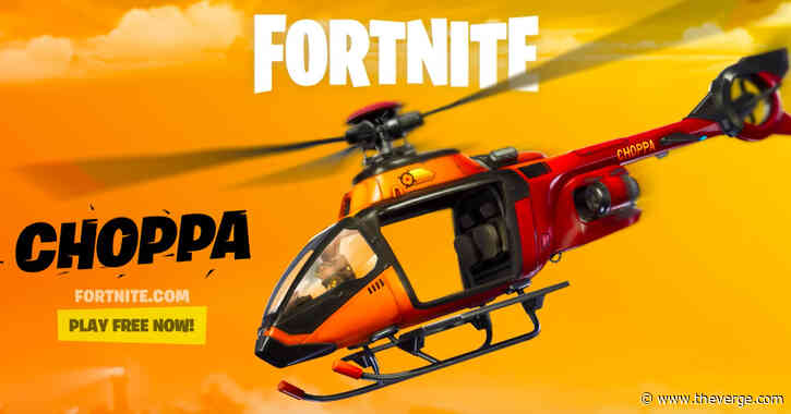 Fortnite has helicopters now