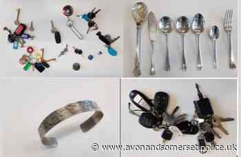 Appeal to find owners of items, following Bridgwater arrest